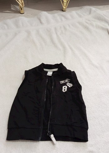 Kız Çocuk Siyah V Yaka Kolsuz Yelek - Görsel 5