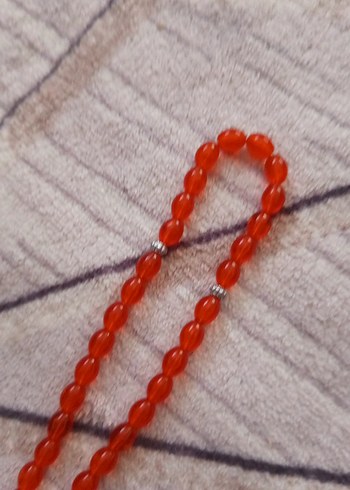 Kırmızı Minimalist Erkek Tesbih - Görsel 5