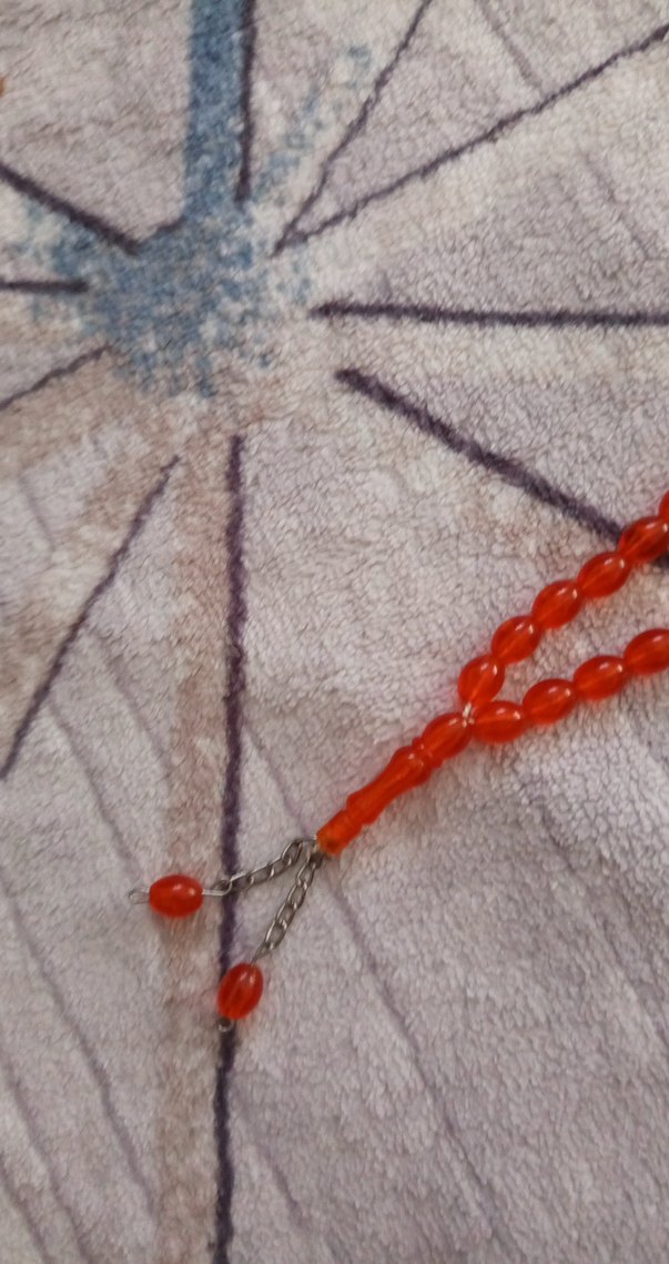 Kırmızı Minimalist Erkek Tesbih - Görsel 4