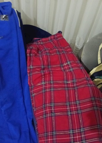 Kırmızı Ekose Erkek Pijama Takımı - Görsel 16