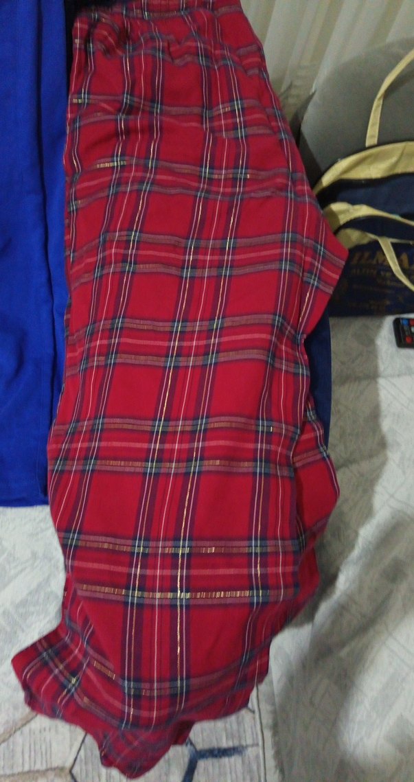 Kırmızı Ekose Erkek Pijama Takımı - Görsel 3