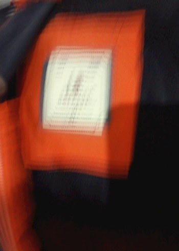 Turuncu Siyah Fermuarlı Kadın Ceket - Görsel 12