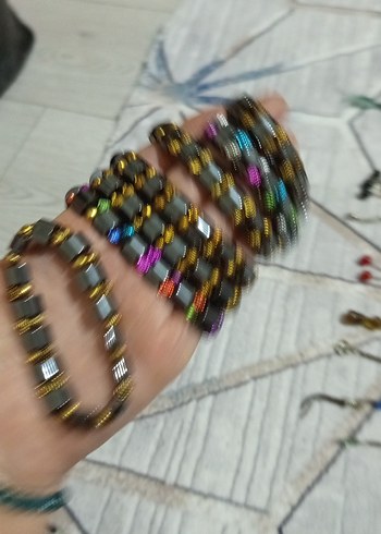 Çok Renkli Boncuklu Bohem Bileklik - Görsel 4