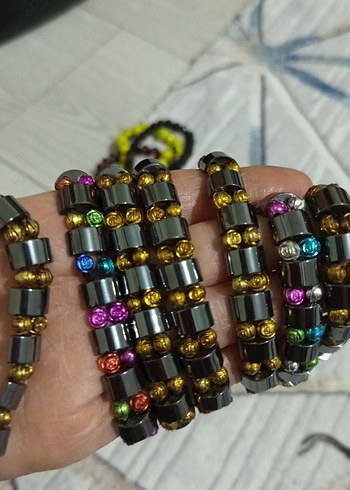 Çok Renkli Boncuklu Bohem Bileklik - Görsel 5