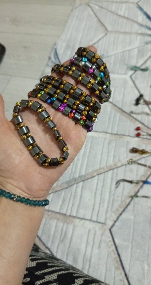 Çok Renkli Boncuklu Bohem Bileklik - Görsel 3