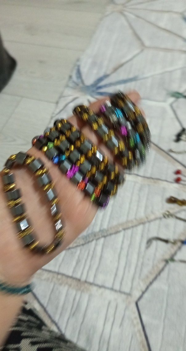 Çok Renkli Boncuklu Bohem Bileklik - Görsel 4