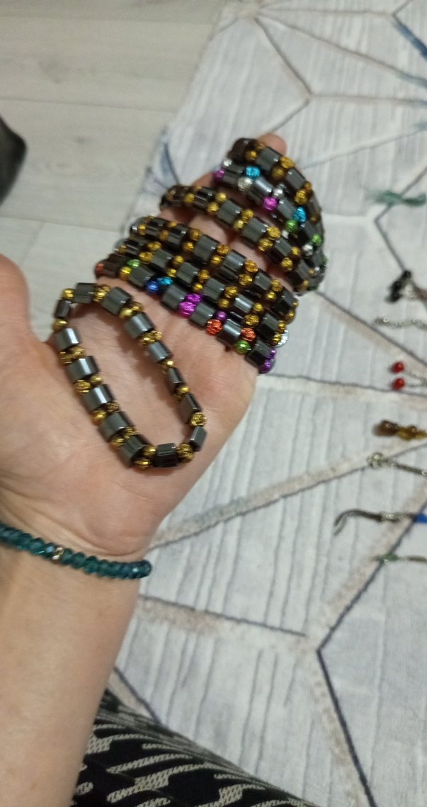 Çok Renkli Boncuklu Bohem Bileklik - Görsel 2