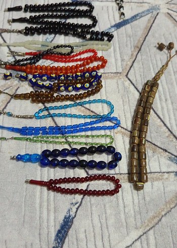 Çok Renkli Erkek Tesbihler Bohem Tarz - Görsel 13