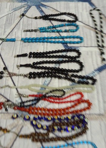 Çok Renkli Erkek Tesbihler Bohem Tarz - Görsel 11