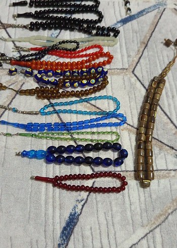 Çok Renkli Erkek Tesbihler Bohem Tarz - Görsel 12