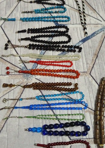 Çok Renkli Erkek Tesbihler Bohem Tarz - Görsel 6