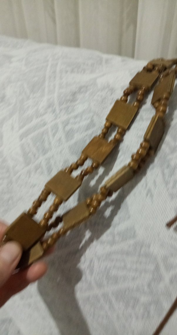 Yılan Desenli Bej Yoga Kayışı - Görsel 3