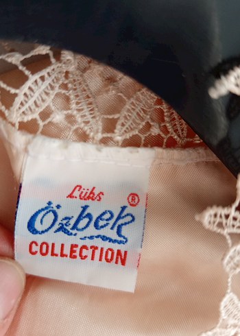 İnce Askılı Pudra Midi Gecelik - Görsel 10