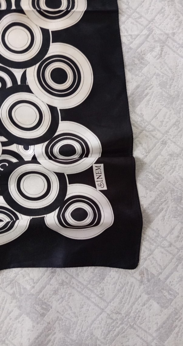 Bohem Siyah Fular - Görsel 3