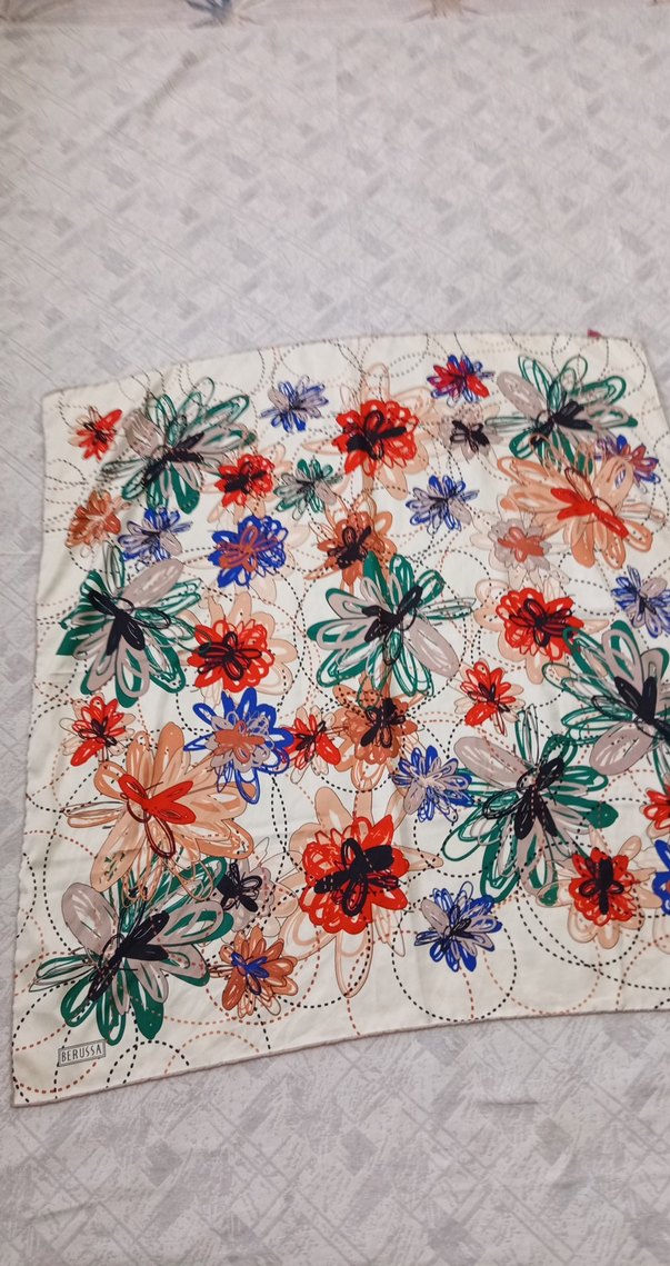 Dantel Detaylı Bohem Çok Renkli Kadın Fular - Görsel 2