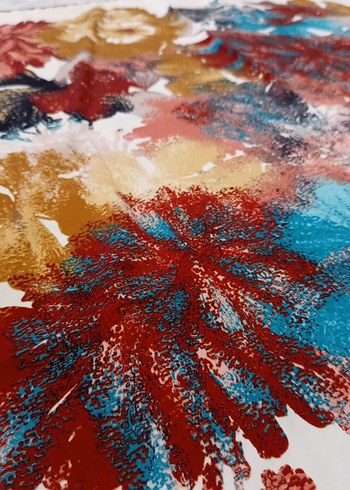 Dantel Detaylı Çok Renkli Bohem Kadın Fular - Görsel 3