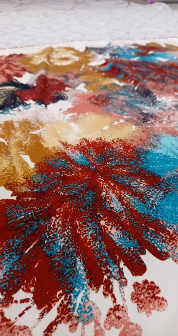 Dantel Detaylı Çok Renkli Bohem Kadın Fular - Görsel 3