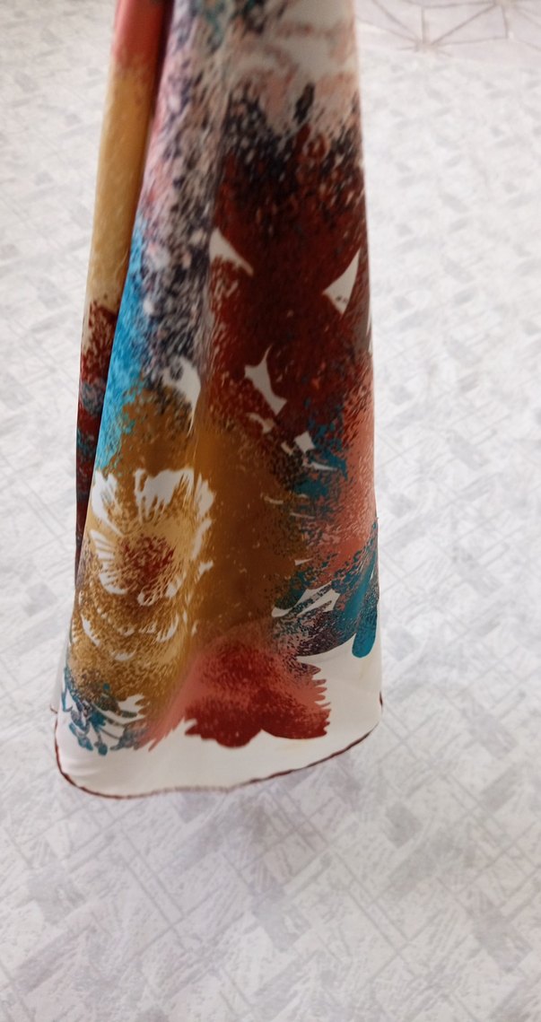 Dantel Detaylı Çok Renkli Bohem Kadın Fular - Görsel 5