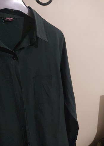 Erkek Yeşil Uzun Kollu Düğmeli Gömlek - Görsel 2