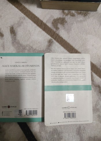 Alice Harikalar Diyarında & Ay'a Yolculuk Kitapları - Görsel 2