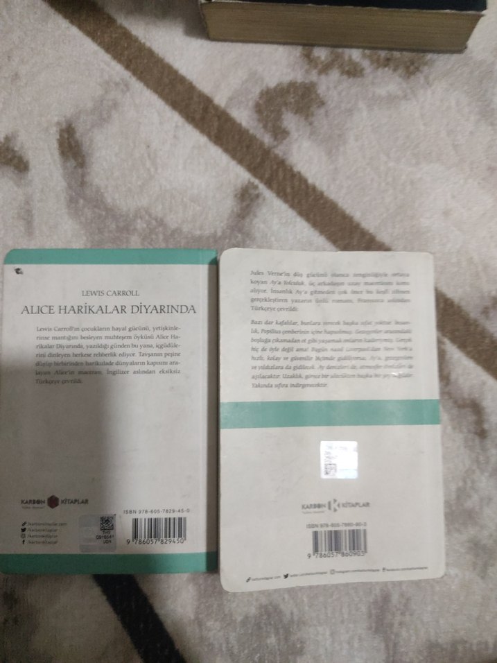 Alice Harikalar Diyarında & Ay'a Yolculuk Kitapları - Görsel 2