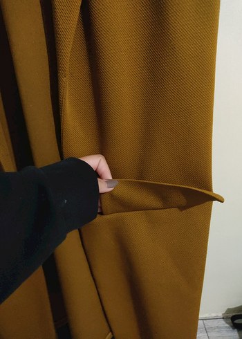 Kahverengi Midi Kadın Yelek - Görsel 4