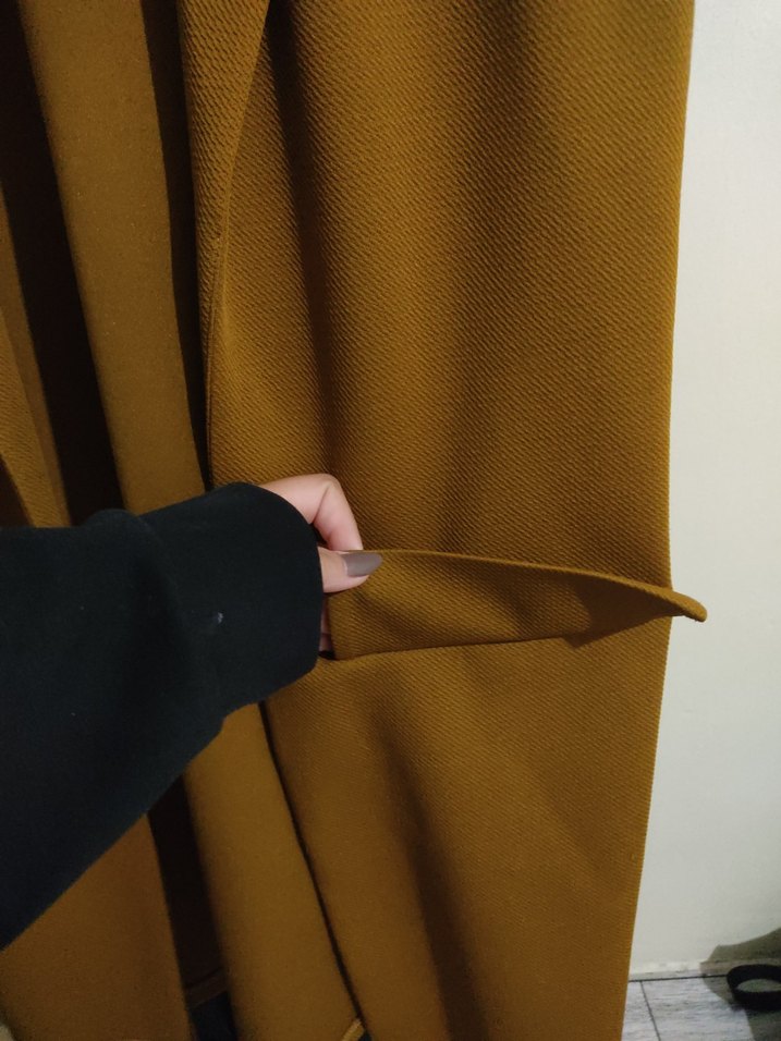 Kahverengi Midi Kadın Yelek - Görsel 4