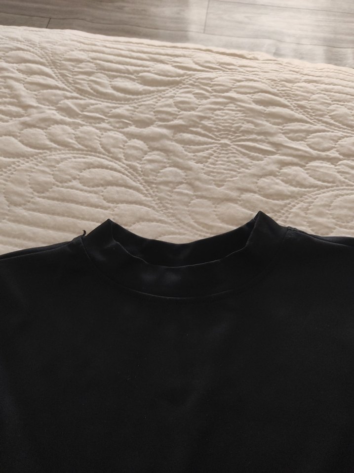 Erkek Siyah Dar Kesim Balıkçı Yaka Sweatshirt - Görsel 4