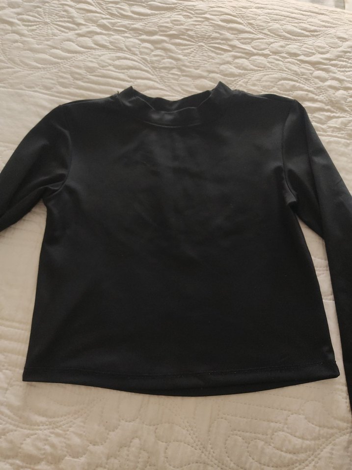 Erkek Siyah Dar Kesim Balıkçı Yaka Sweatshirt - Görsel 2