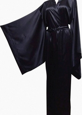 kadın saten kimono , sabahlık