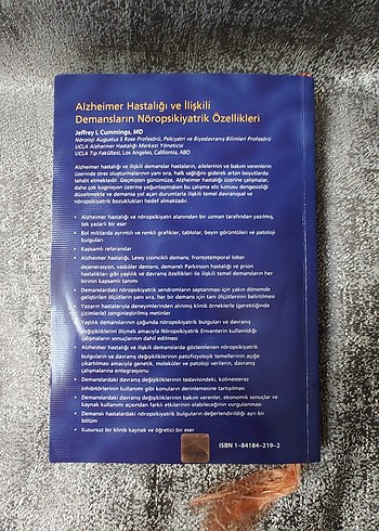 Alzheimer Hastalığı ve Demanslar Kitabı - Görsel 6