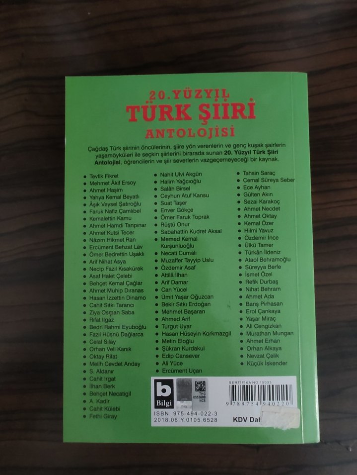20. Yüzyıl Türk Şiiri Antolojisi Kitabı - Görsel 3