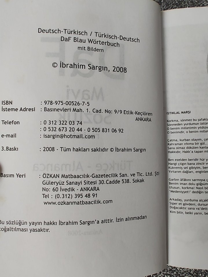 DaF Mavi Türkçe-Almanca Sözlük Yeni Baskı - Görsel 2