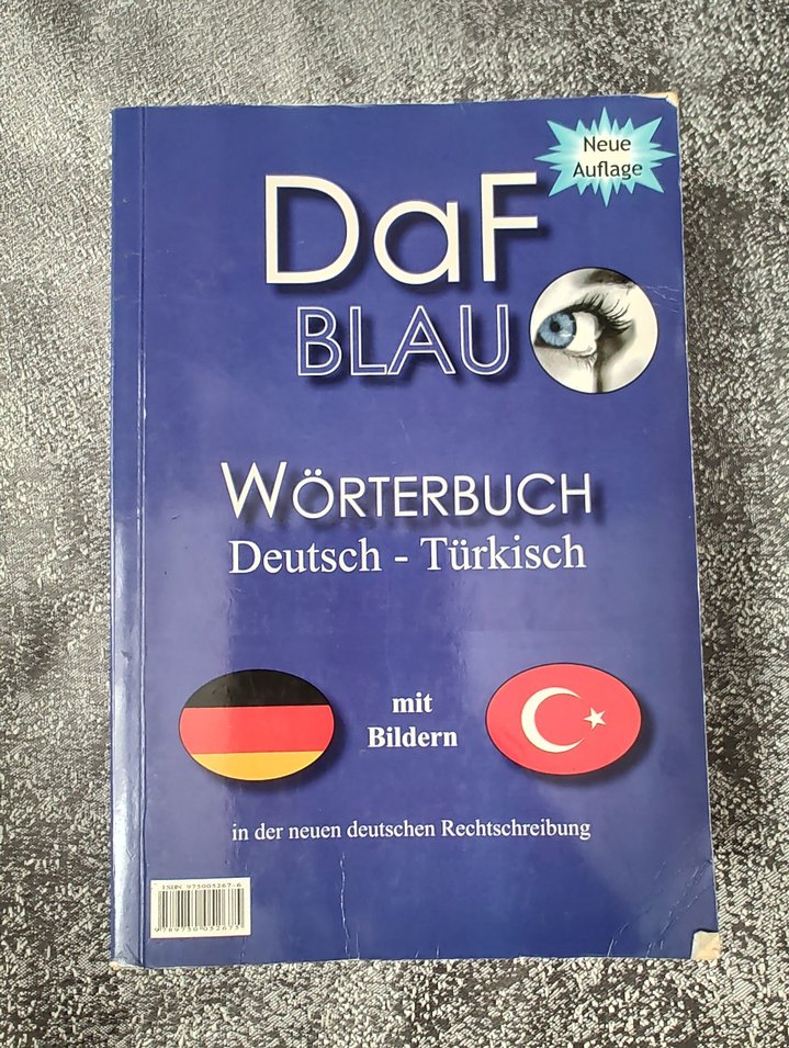 DaF Mavi Türkçe-Almanca Sözlük Yeni Baskı - Görsel 3