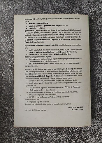 İngilizcede Edatlı Deyimler Küçük Sözlüğü - Görsel 5