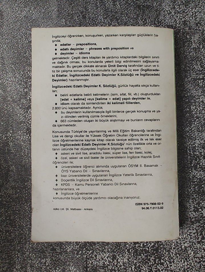 İngilizcede Edatlı Deyimler Küçük Sözlüğü - Görsel 5