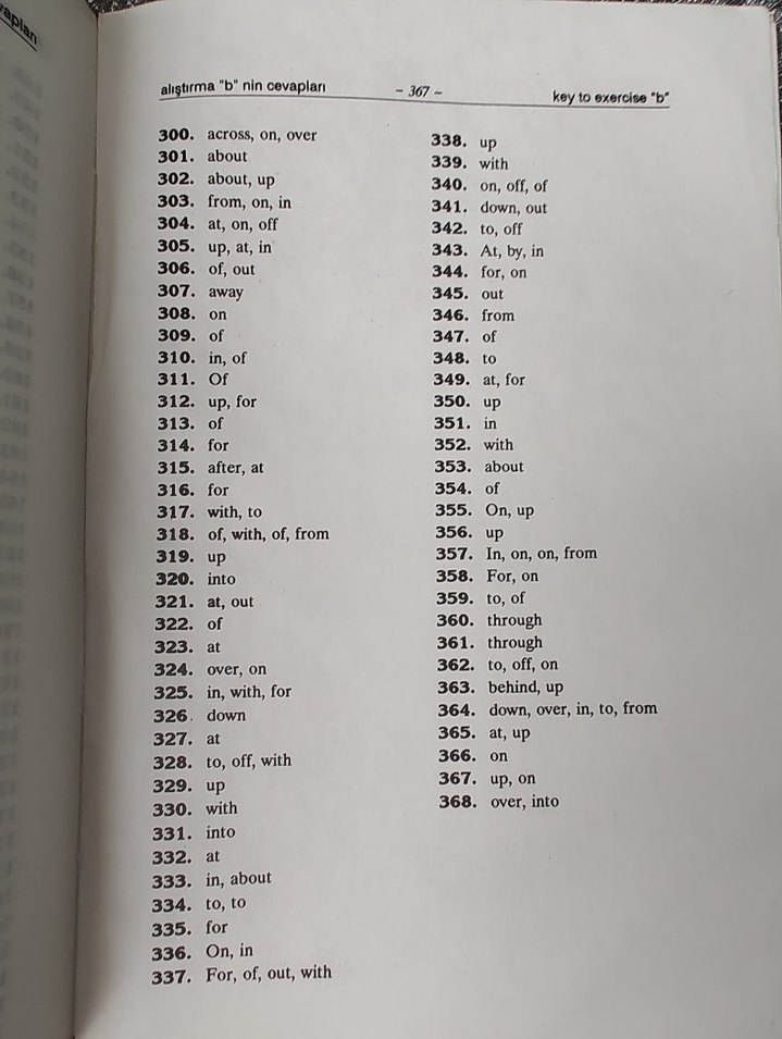 İngilizcede Edatlı Deyimler Küçük Sözlüğü - Görsel 4