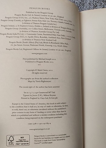 No Easy Day - Mark Owen İngilizce Kitap - Görsel 3