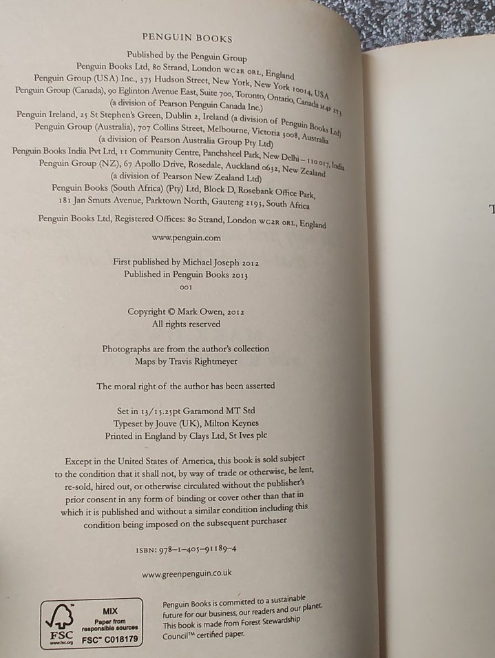 No Easy Day - Mark Owen İngilizce Kitap - Görsel 3