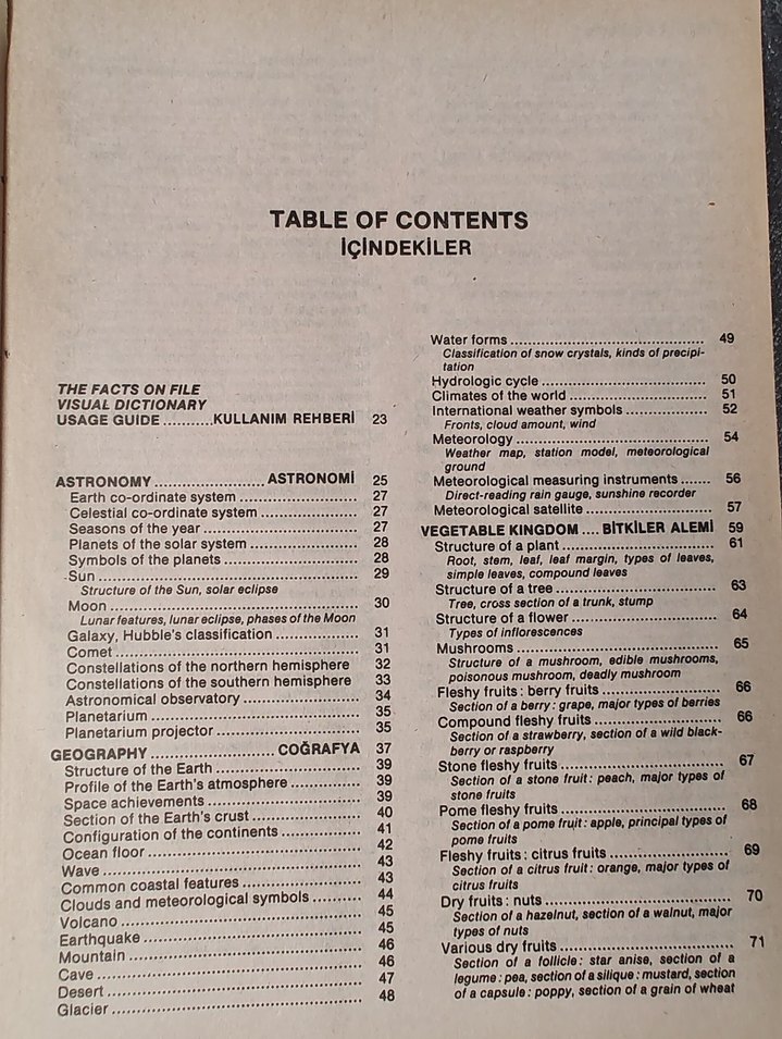 İngilizce-Türkçe Visual Dictionary - Görsel 4