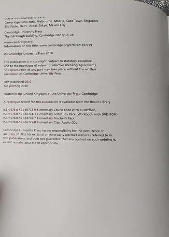 Cambridge English Unlimited A2 Elementary Ders Kitabı - Görsel 3