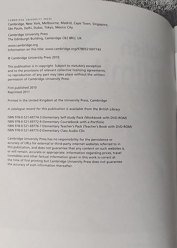 Cambridge English Unlimited A2 Elementary Ders Kitabı - Görsel 10