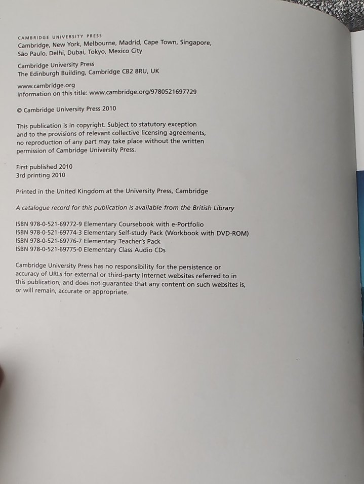 Cambridge English Unlimited A2 Elementary Ders Kitabı - Görsel 3
