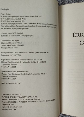 Eric Vuillard - Gündem Roman - Görsel 3