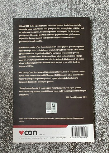 Eric Vuillard - Gündem Roman - Görsel 5