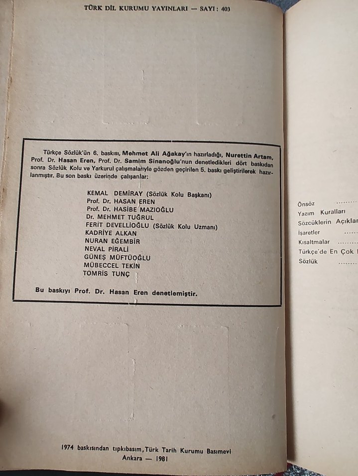 Türkçe Sözlük Kitabı - Görsel 3