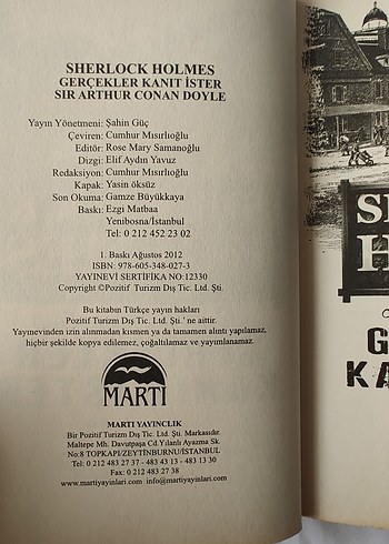 Sherlock Holmes - Gerçekler Kanıt İster - Görsel 3