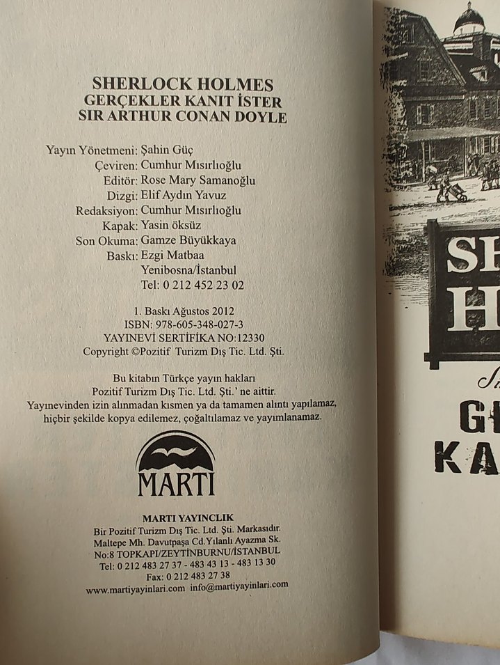 Sherlock Holmes - Gerçekler Kanıt İster - Görsel 3