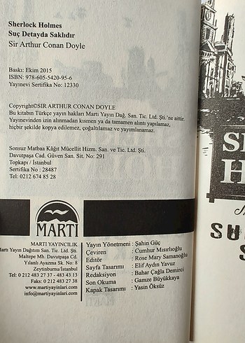 Sherlock Holmes - Suç Detayda Saklıdır - Görsel 3