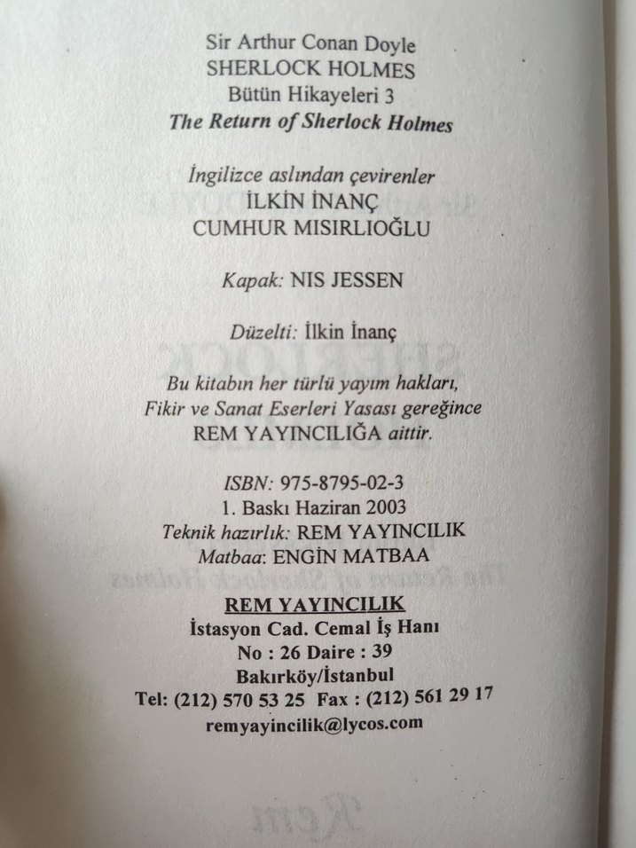 Sherlock Holmes Bütün Hikayeleri 3 - Sir Arthur Conan Doyle - Görsel 3